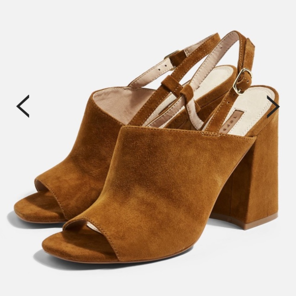Topshop suede leather sandals